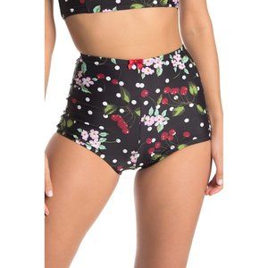 Betsey Johnson Cherry Bomb high waisted bikini